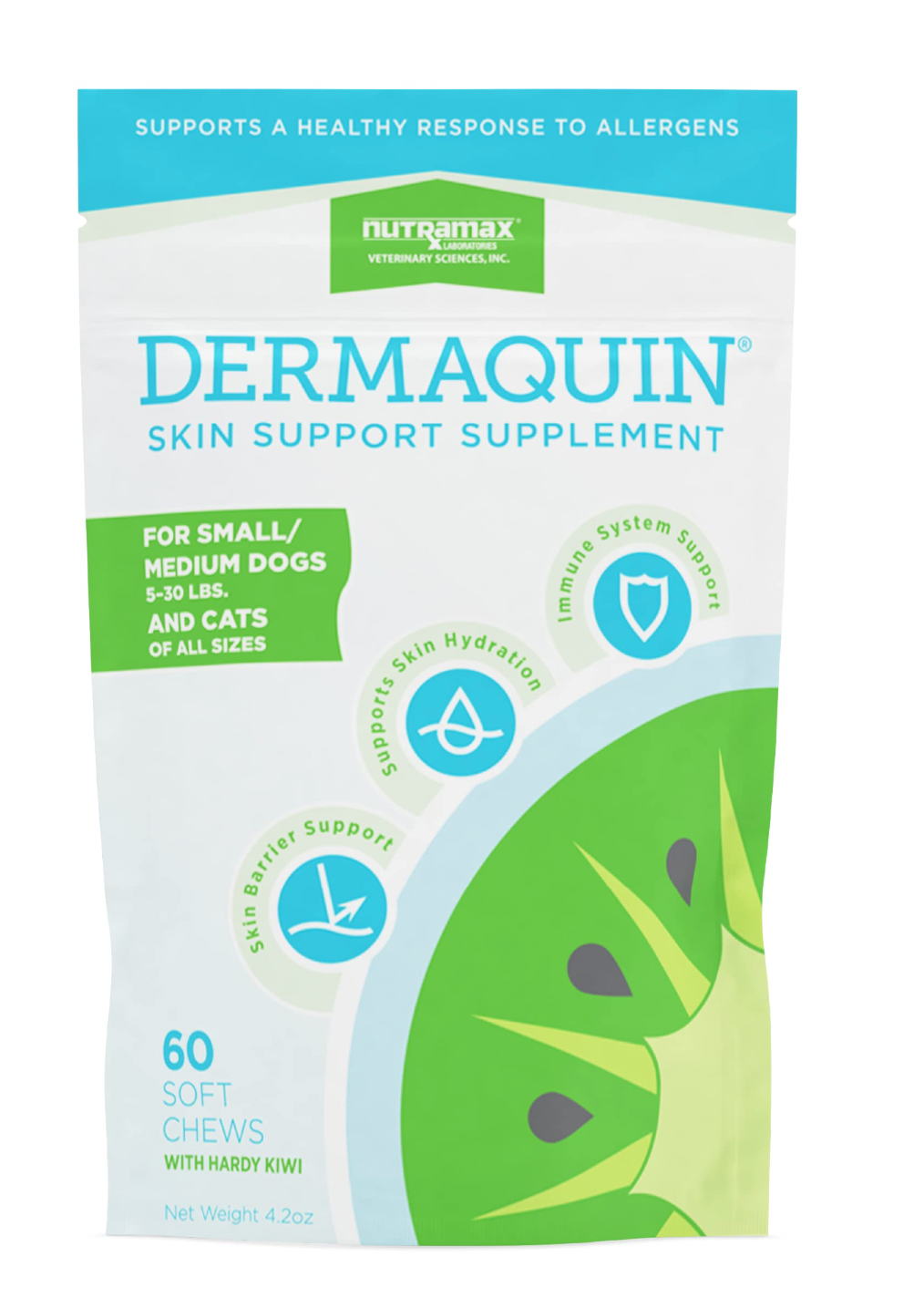 Dermaquin - Small/Medium Dogs 5.0-30.0lbs (60pk)