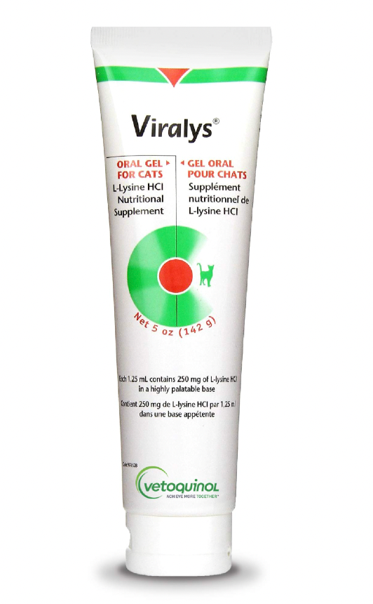 Viralys L-Lysine Supplement for Cats (Maple Flavor) 5oz