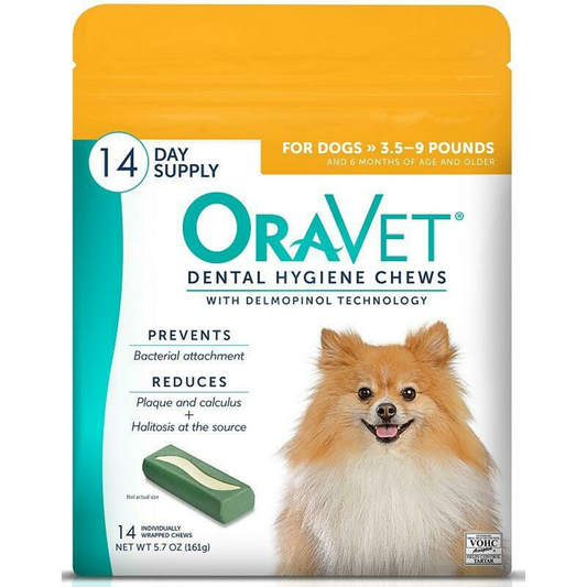OraVet Chews 3.5-9.0lbs (14pk)