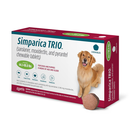 Simparica Trio 44.1-88.0lbs (6pk)