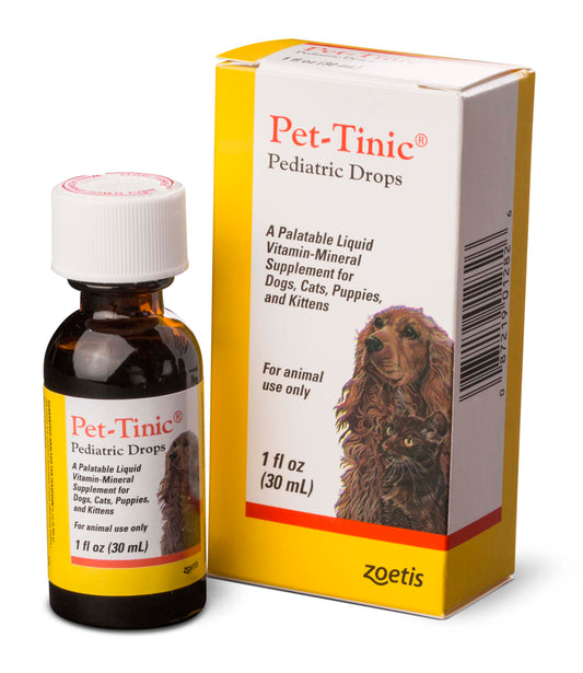 Pet-Tinic Vitamin-Mineral Drops Supplement 1oz
