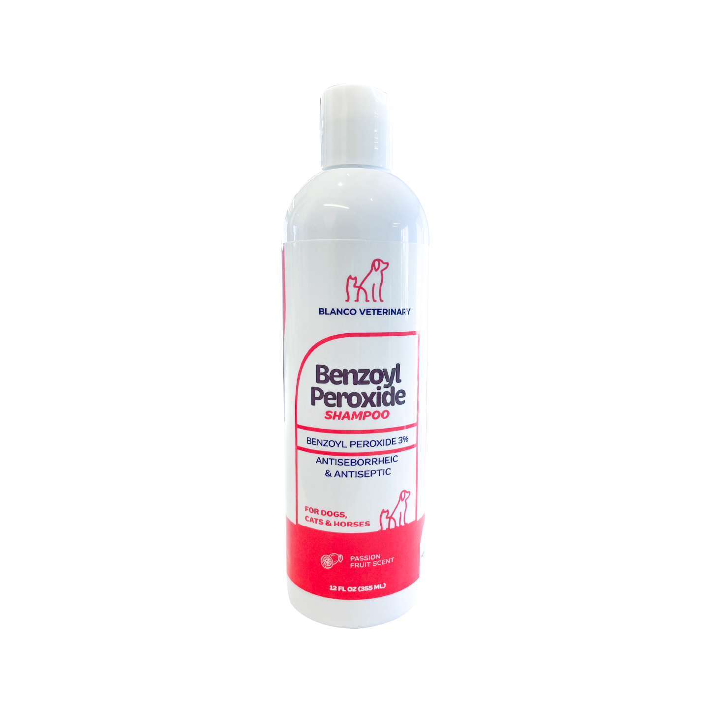 Blanco Veterinary Benzoyl Peroxide Shampoo 12oz