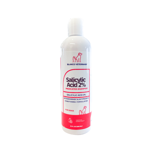 Blanco Veterinary Salicylic Acid 2% Medicated Shampoo 12oz