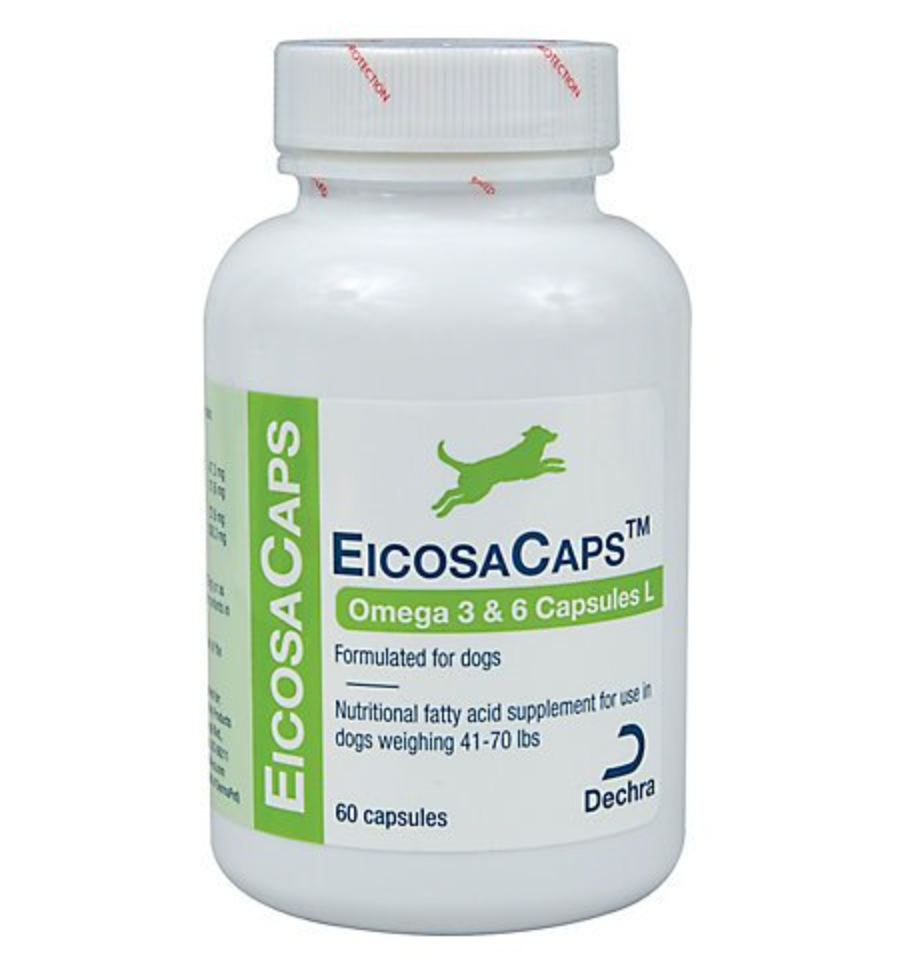 EicosaCaps Omega Supplement 41-70lbs (60 capsules)